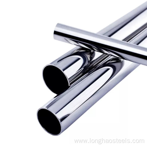 304 316 2BA Surface Round Stainless Steel Pipe